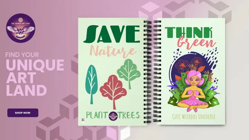 Collection page hero image: Spiral notebooks