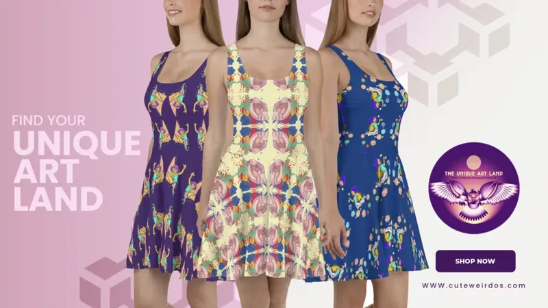 Collection page hero image: Skater Dress trio