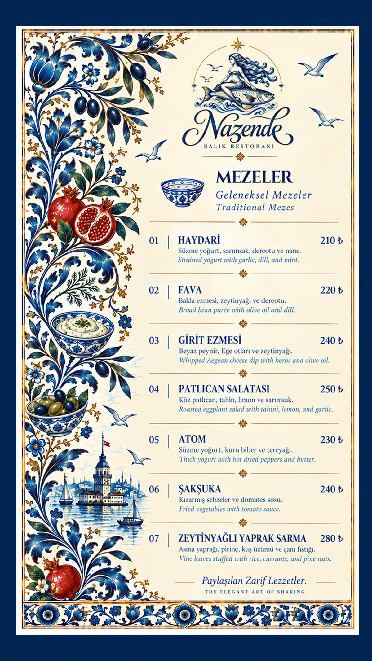 Geleneksel mezeler
